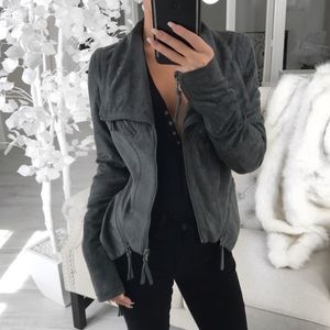 Charcoal Suede Jacket
